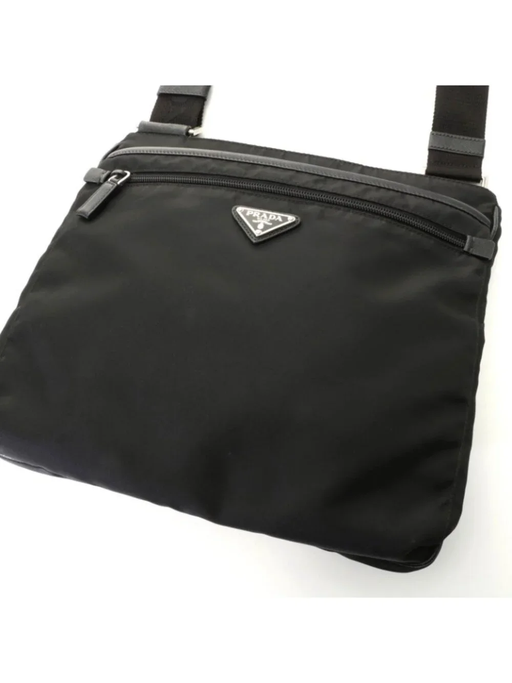 Prada Shoulder Bag Black Nylon